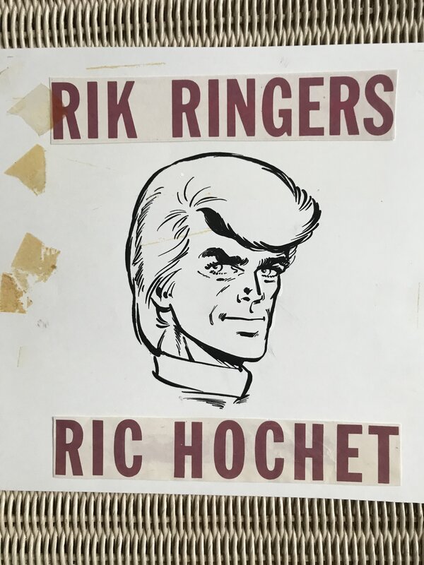En vente - Tibet, Rik Ringers/Ric Hochet - Illustration originale