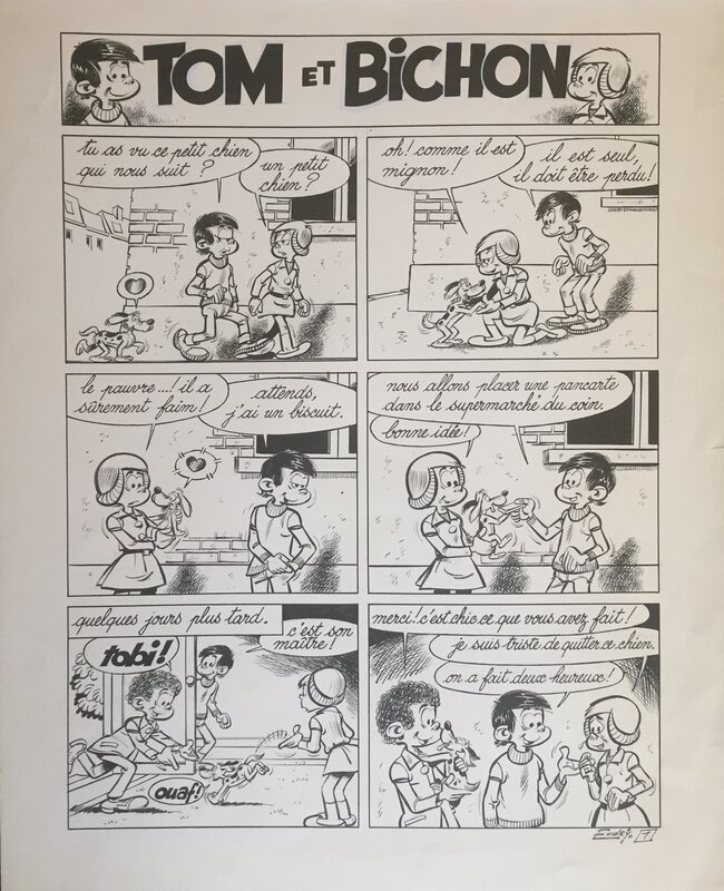 Tom et Bichon by Eudry - Comic Strip