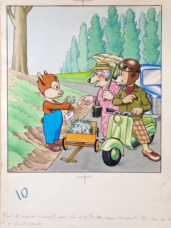 Roudoudou par José Cabrero Arnal - Illustration originale