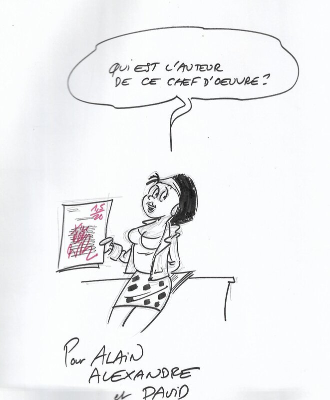Erroc, Amina, la prof de français - Les profs n°20 - Dédicace