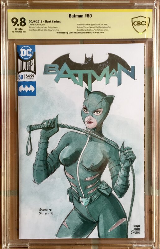 Catwoman par Enrico Marini - Couverture originale