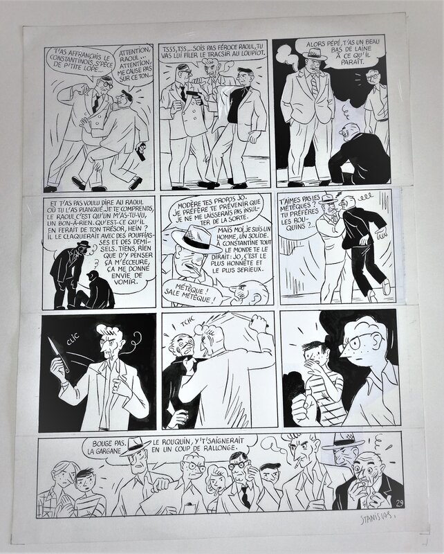 Stanislas, Laurent Rullier, La ballade des clampins - tome 4 planche 29 - Comic Strip