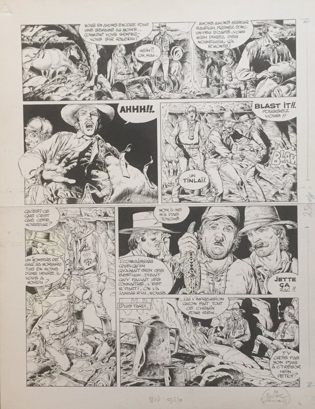 Jonathan Cartland par Michel Blanc-Dumont, Laurence Harlé - Planche originale