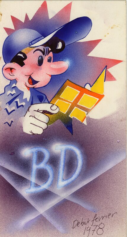 Chaland 1978 - Illustration originale