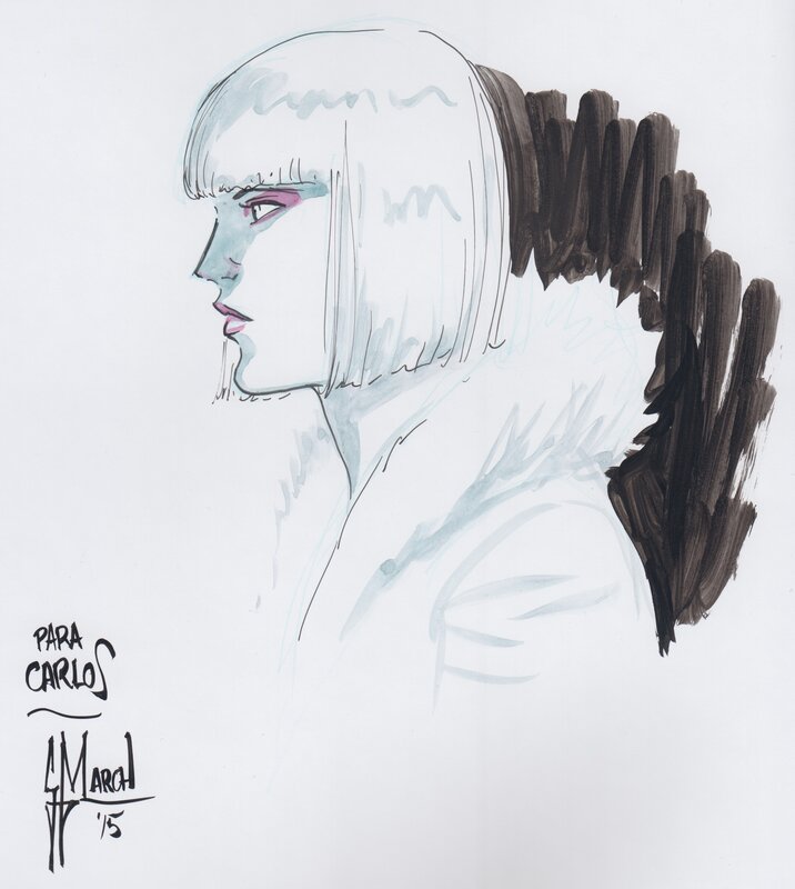 Monika by Guillem March - Sketch