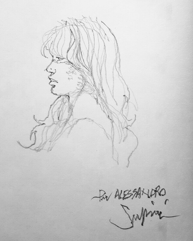 Druuna by Paolo Eleuteri Serpieri - Sketch