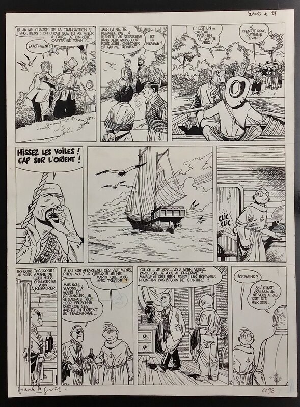 Le Gall - Théodore Poussin tome 4 Secrets - Planche 28 - Comic Strip