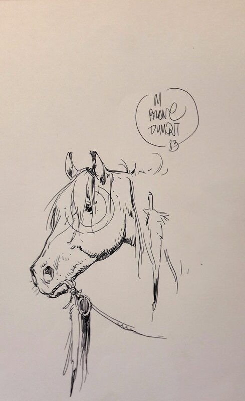 Dessin original by Michel Blanc-Dumont - Sketch