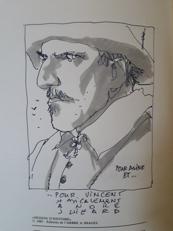 André Juillard, Personnage au chapeau - Dédicace
