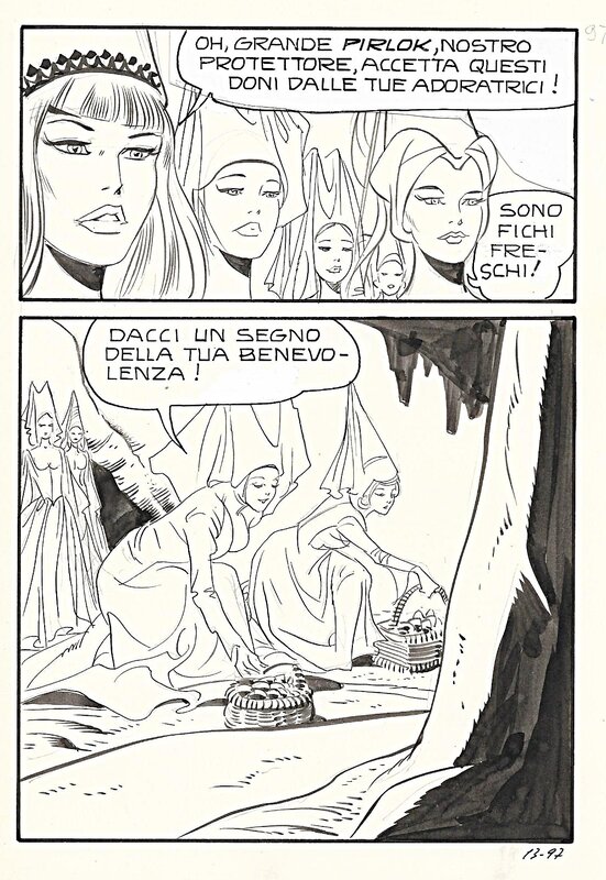 Leone Frollo, Abalcu l'alchimiste - Biancaneve n°13 planche 97 (Elvifrance) - Comic Strip