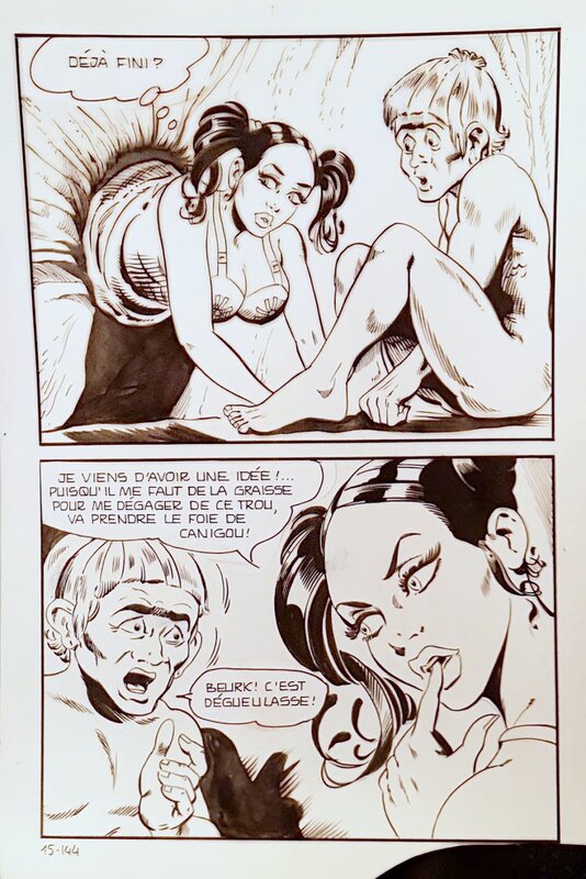 Maghella #15 P144 par Dino Leonetti - Planche originale