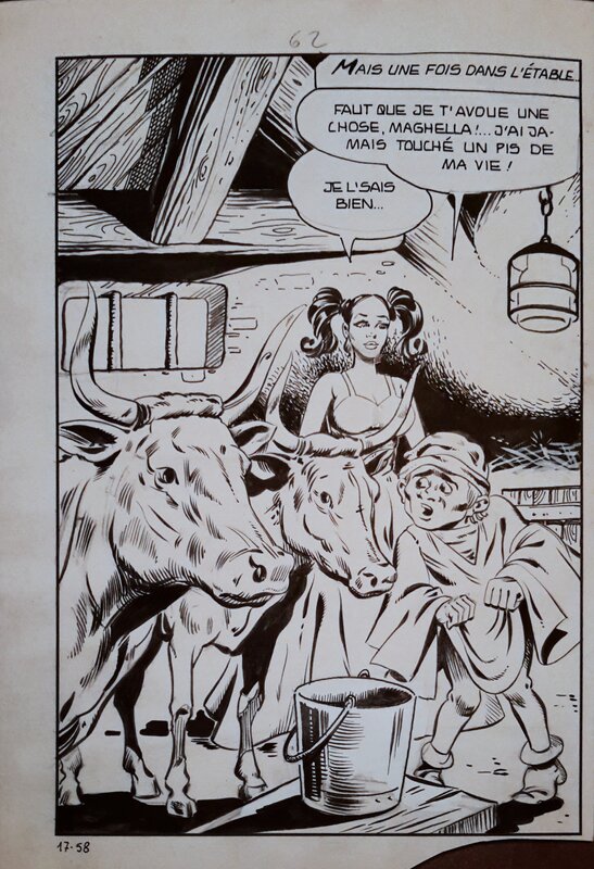 Maghella #17 P58 par Dino Leonetti - Planche originale