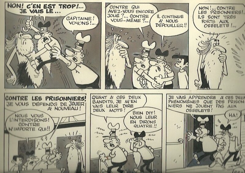 La course au trésor par Paul Deliège - Planche originale