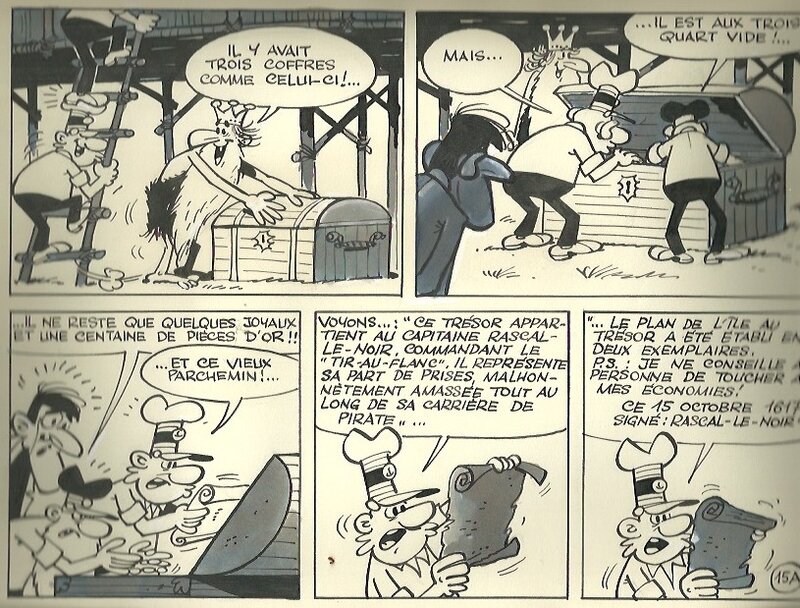 La course au trésor by Paul Deliège - Comic Strip