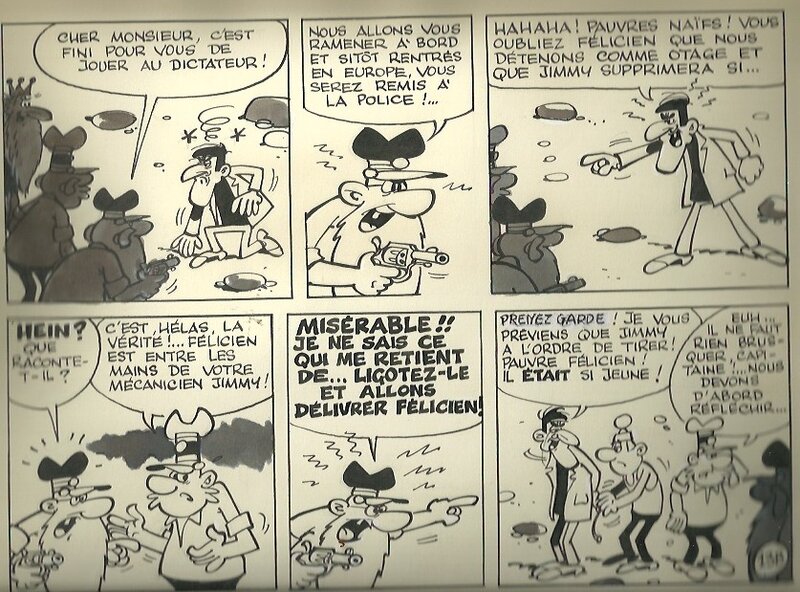La course au trésor par Paul Deliège - Planche originale