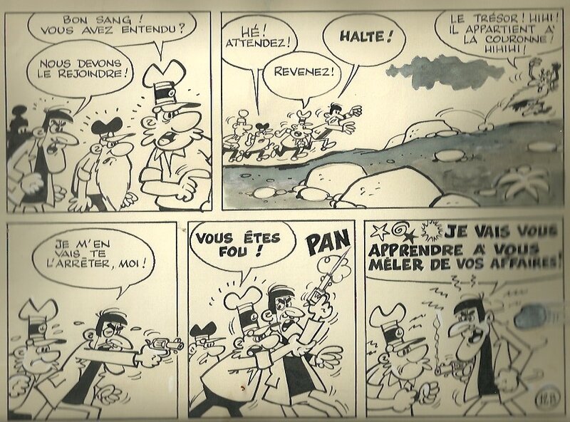 La course au trésor by Paul Deliège - Comic Strip