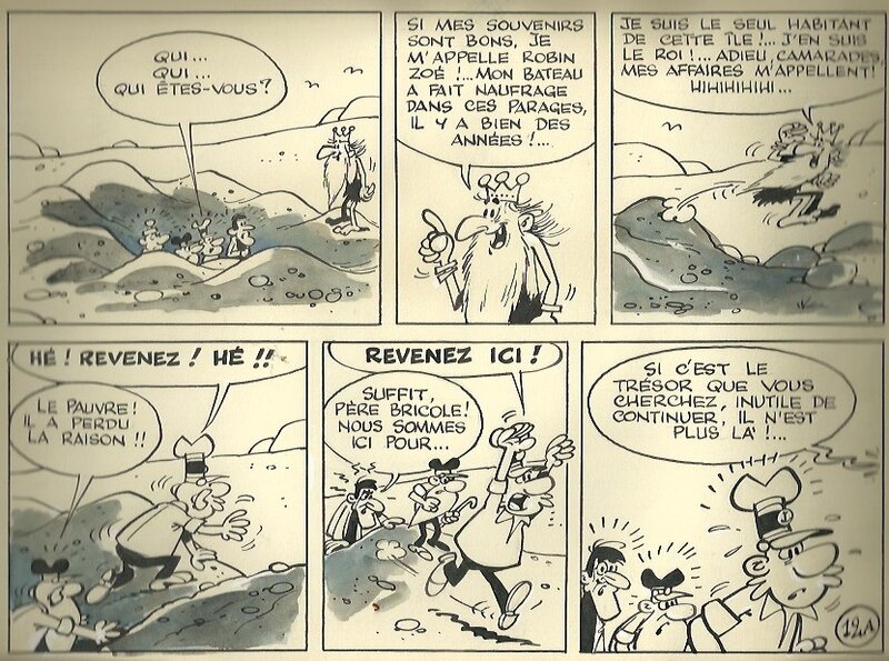 La course au trésor by Paul Deliège - Comic Strip