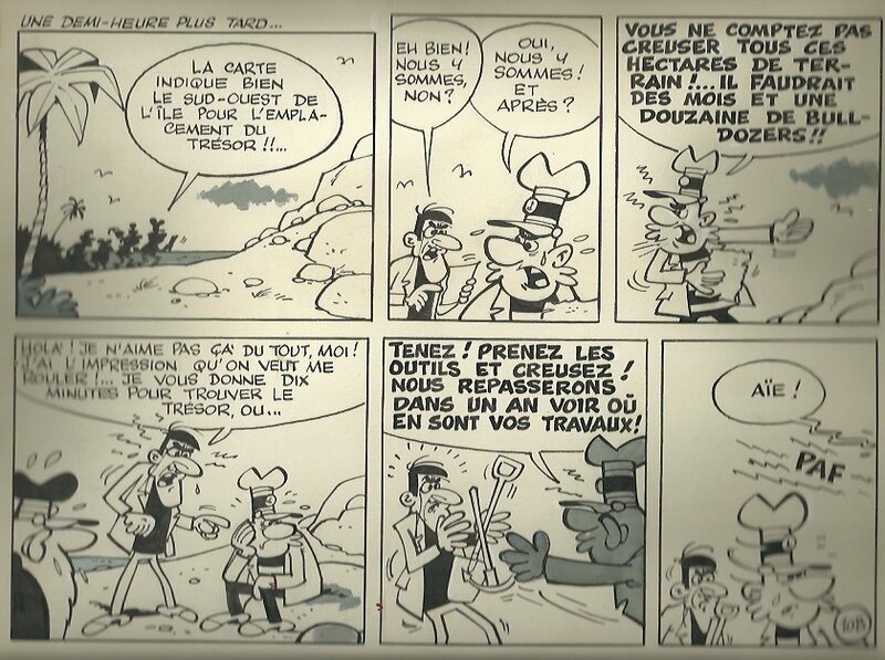 La course au trésor by Paul Deliège - Comic Strip
