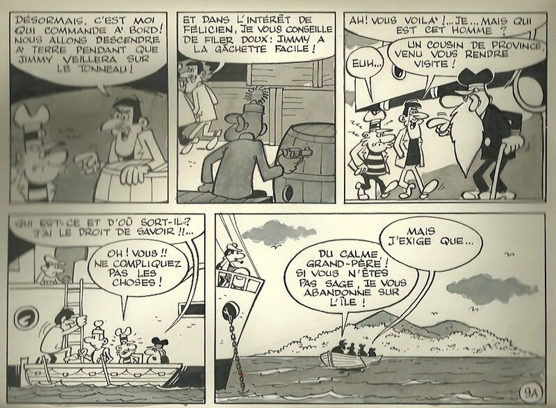 La course au trésor par Paul Deliège - Planche originale