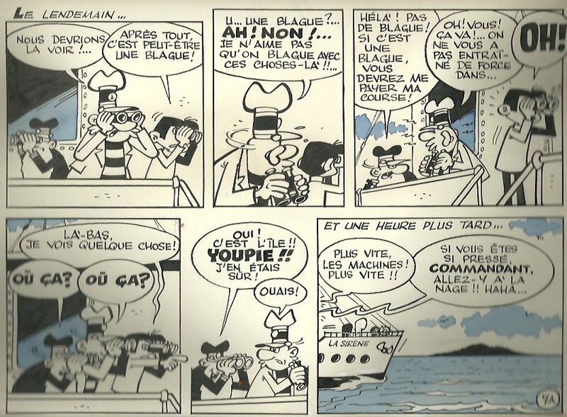 La course au trésor by Paul Deliège - Comic Strip