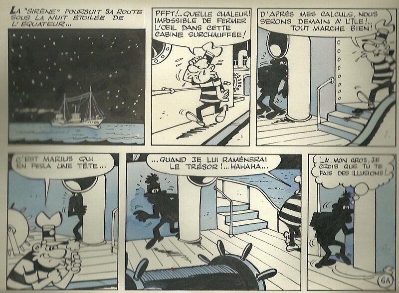 La course au trésor by Paul Deliège - Comic Strip