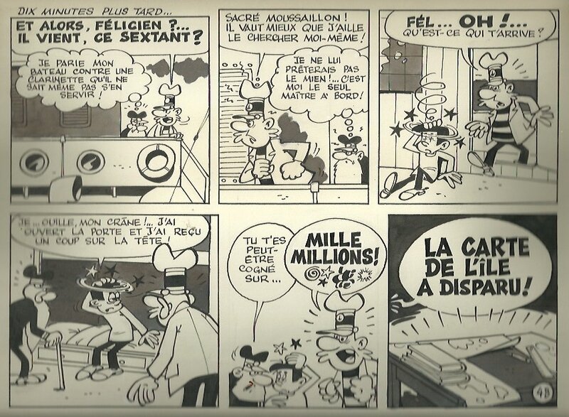 La course au trésor by Paul Deliège - Comic Strip