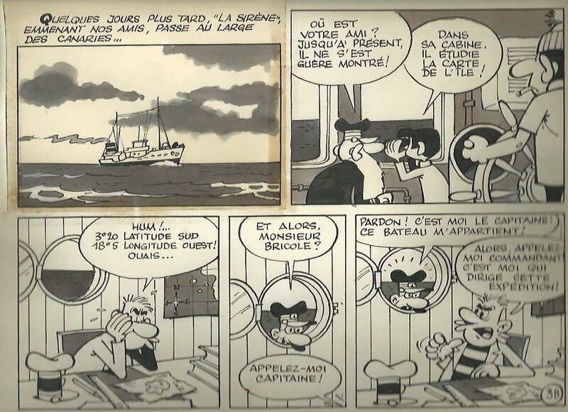 La course au trésor by Paul Deliège - Comic Strip