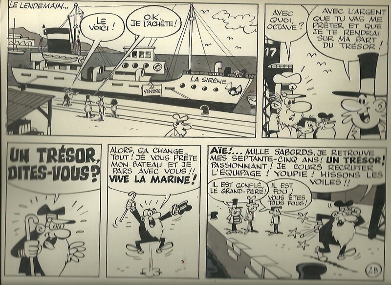 La course au trésor by Paul Deliège - Comic Strip
