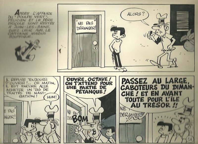 Paul Deliège, La course au trésor soit  20.planches - Comic Strip