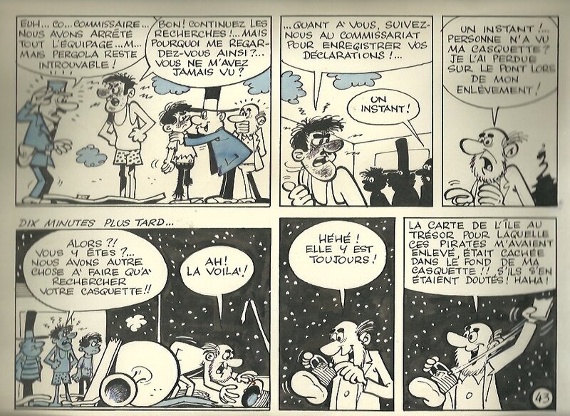 Le poulpe vert par Paul Deliège - Planche originale