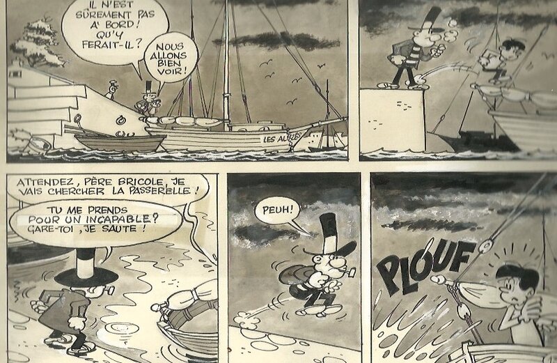Le poulpe vert par Paul Deliège - Planche originale