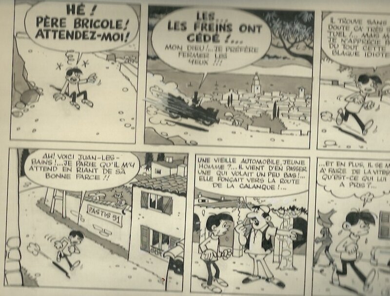Le poulpe vert par Paul Deliège - Planche originale