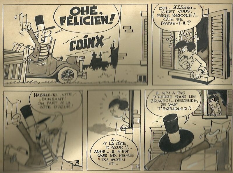 Le poulpe vert par Paul Deliège - Planche originale