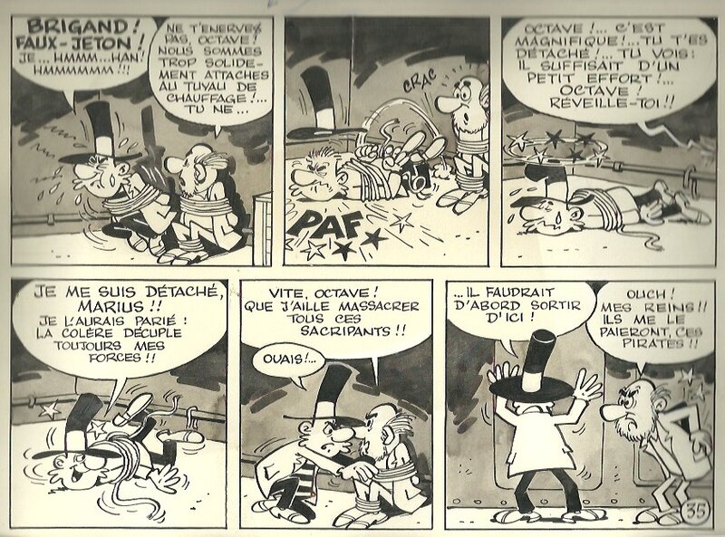 Le poulpe verte par Paul Deliège - Planche originale