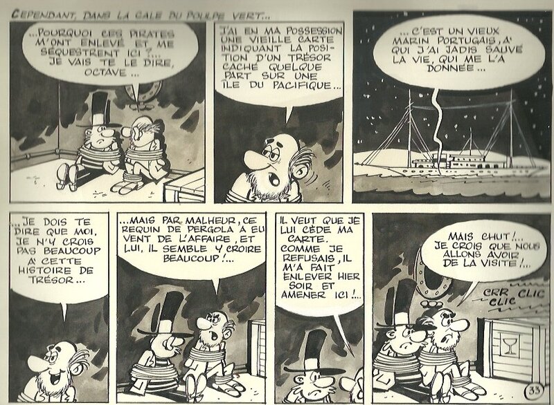 Le poulpe verte par Paul Deliège - Planche originale