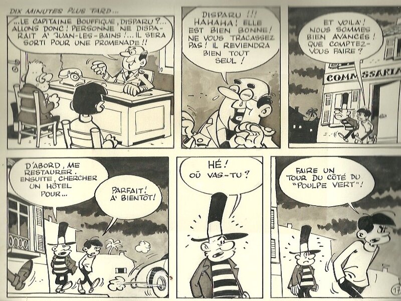 Le poulpe verte par Paul Deliège - Planche originale