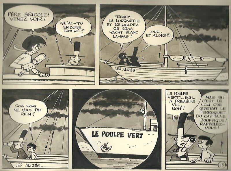 Le poulpe verte by Paul Deliège - Comic Strip