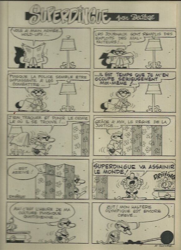 Super dingue by Paul Deliège - Comic Strip