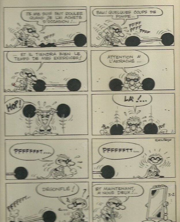 Super dingue par Paul Deliège - Planche originale