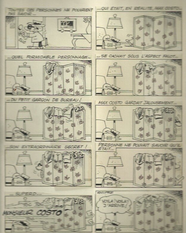 Super dingue par Paul Deliège - Planche originale