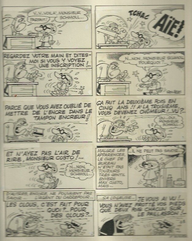 Super dingue par Paul Deliège - Planche originale