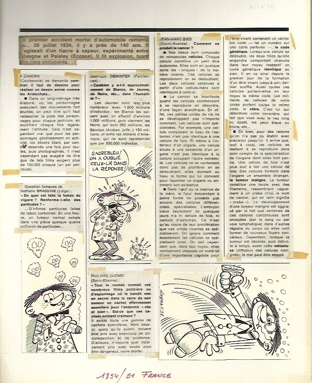 Lagas, Le fureteur (Spirou) - Original Illustration