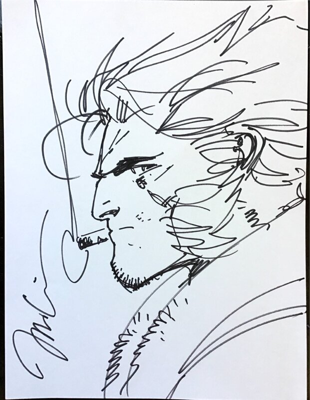 Wolverine par Jim Lee - Dédicace