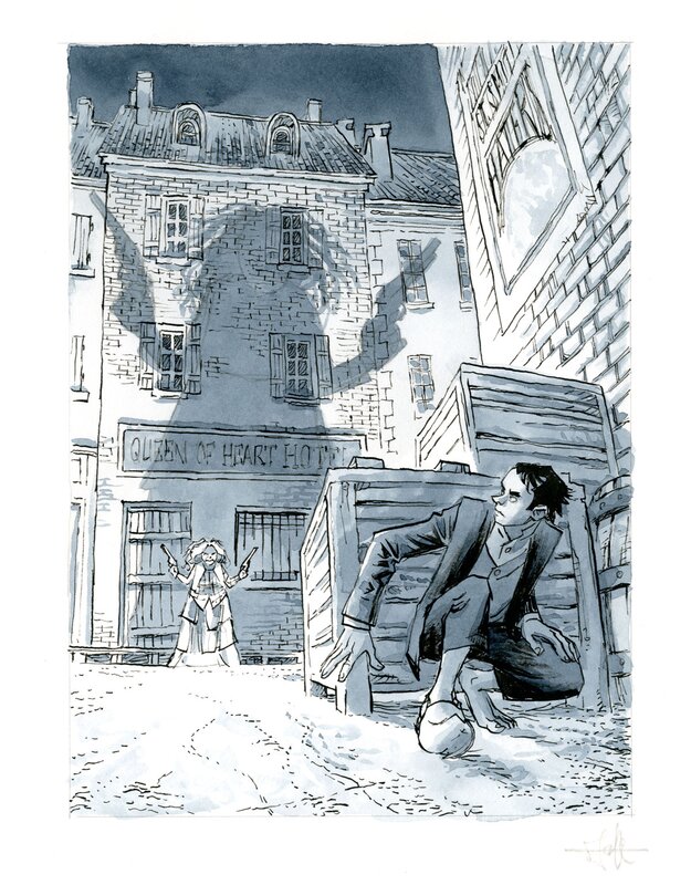 Julien Maffre, Stern - Madame O'Brien - Original Illustration