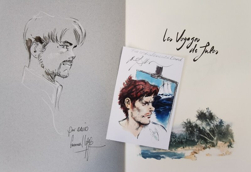 Emmanuel Lepage, René Follet, Les voyages de Jules - Sketch