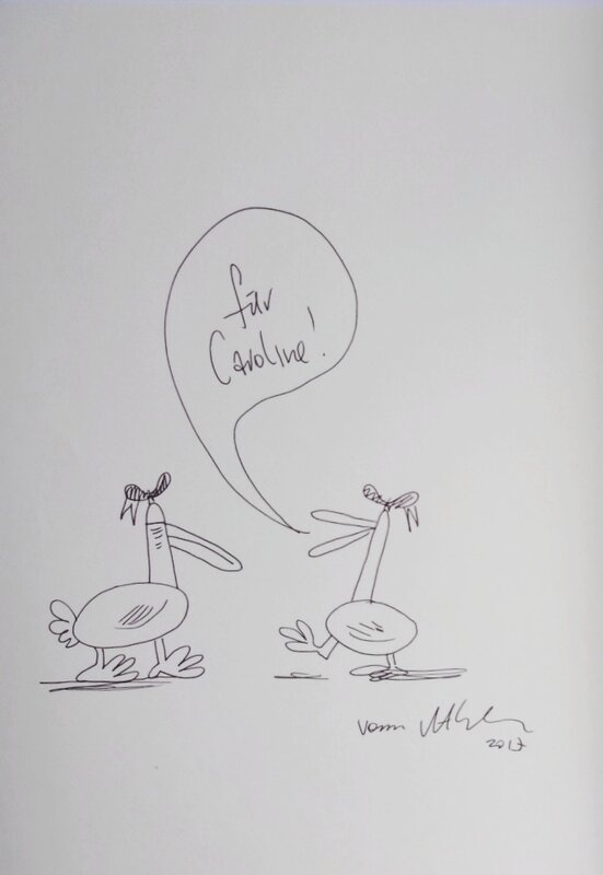 Donald and Daisy by Nicolas Mahler - Sketch