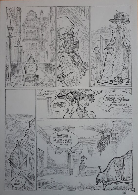 Bruno Maïorana, Alain Ayroles, Thierry Leprévost, D - Lord Faureston - Planche 26 - Planche originale