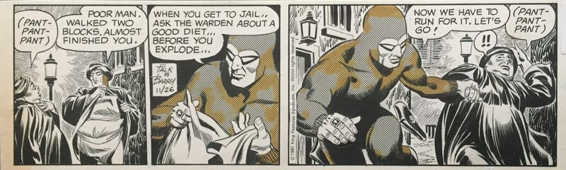 The Phantom par Sy Barry, Lee Falk - Planche originale