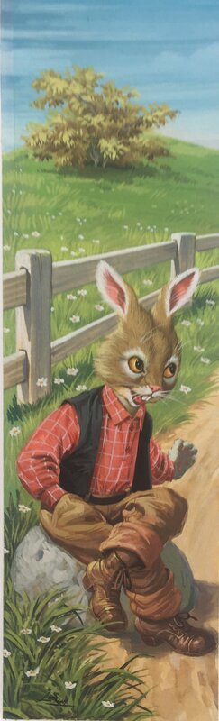 Brer Rabbit par Severino Livraghi - Illustration originale