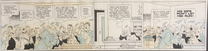 George McManus, Bringing Up Father (La Famille Illico) - Comic Strip